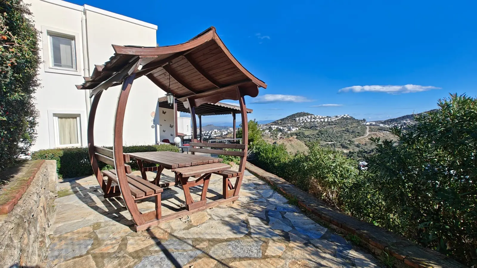 Mature garden